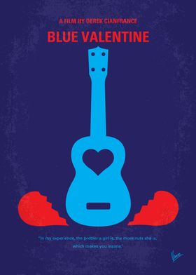No379 My Blue Valentine minimal movie poster The film ... 