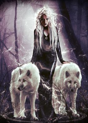 She Wolf--- A photo-manipulation, art work I created wi ... 