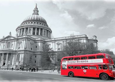 Red Routemaster Popped