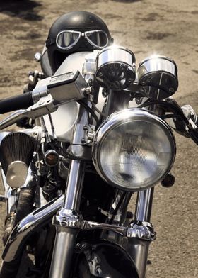 british classic motorcycle motorbike