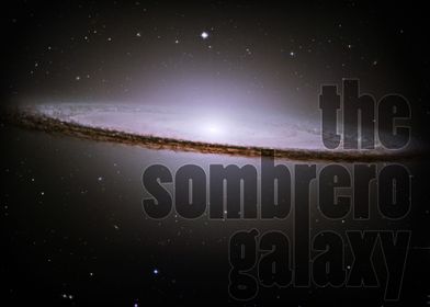 The Sombrero Galaxy - photography by Hubble Space Teles ... 