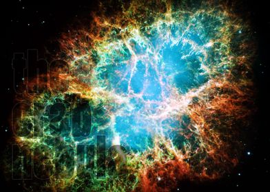 The Crab Nebula - photography by Hubble Space Telescope ... 