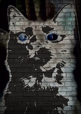 Cat No. 1 (Made with \"Graffiti Me\" app)