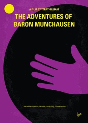 No399 My Baron von munchhausen minimal movie poster An ... 