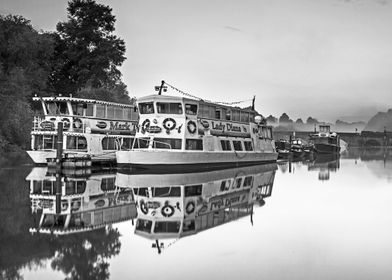 Boats on the River Dee, Chester, UK