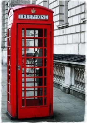 Whitehall Telephone Box