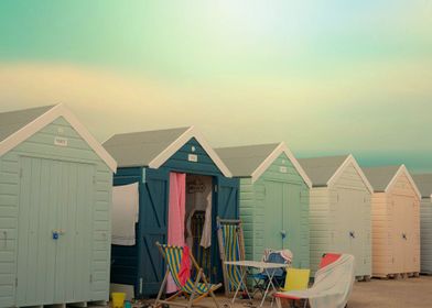 the little row of huts