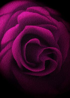 Textured Pink Rose