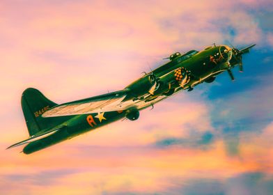 B-17 Flying Fortress Bomber Aircraft
