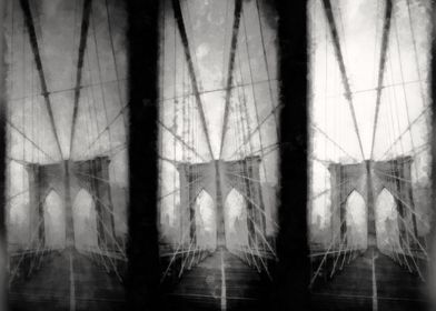 Brooklyn Bridge - a study of NYCs Brooklyn Bridge in mo ... 