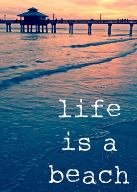 Live is a beach - Fort Myers Beach fishing pier, Florid ... 