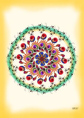 Vibrant Glory of Mandala
