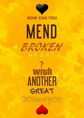 How Can You Mend A Broken 