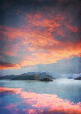 Sunset Over Lake Como Italy - I photographed the lake a ... 