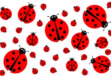 Many Ladybugs