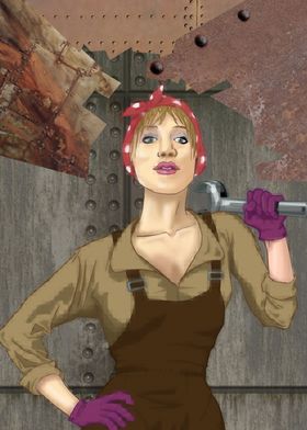 WOW! She&#39;s a Mechanic. Quite dieselpunk looking, a ... 