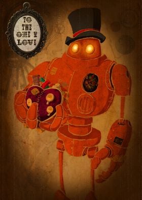 To the One I Love. This steampunk / dieselpunk robot o ... 