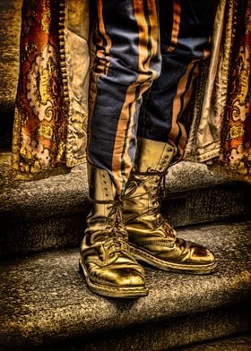 Super Hero Boots Of Gold