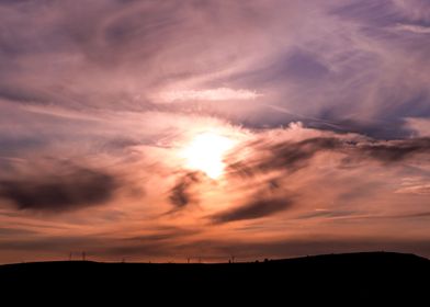 Blackstone Edge Sunset - by Marc Newton