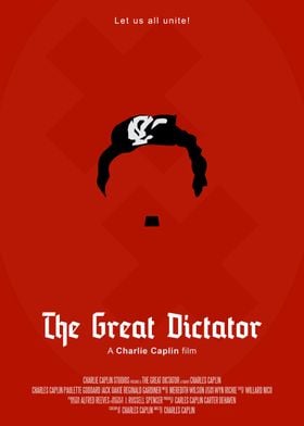 The Great Dictator Minimal Movie Poster