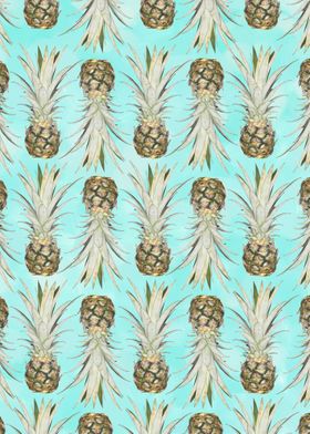 Pineapple Jungle - Aqua