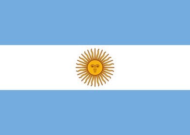 Flag of Argentina - Authentic version