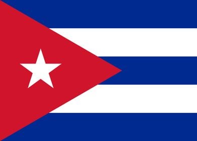 Flag of Cuba - Authentic version