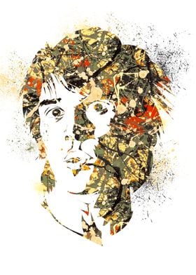 Jackson Pollock inspired Ian Brown - Stone Roses