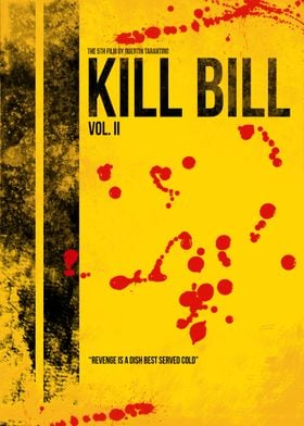 Kill Bill - Vol. II minimal movie poster