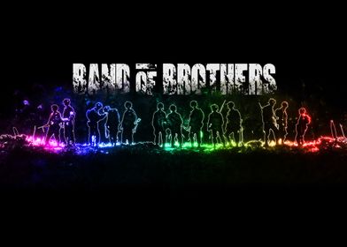 Band of Brothers - Glow Movie Poster