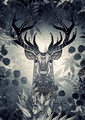 THE FRIENDLY STAG (Black