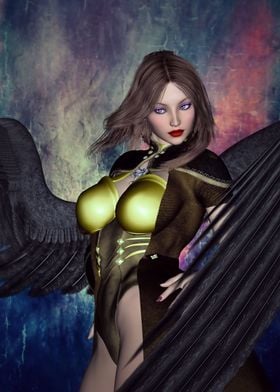 Winged Warrior Girl