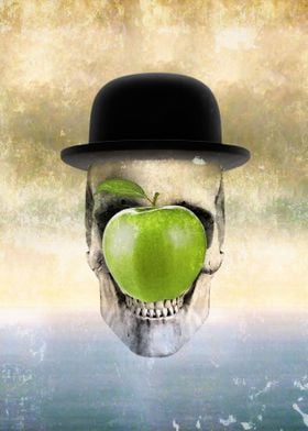 Magritte Skull