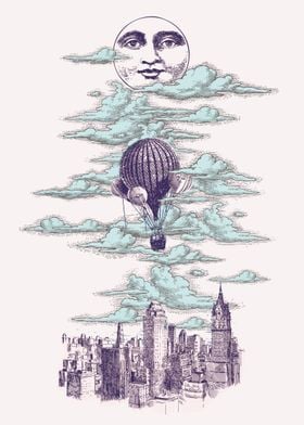 A Victorian vintage engraving styled illustration compo ... 