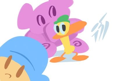 pocoyo , elly