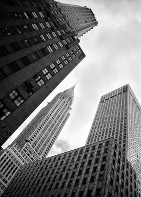 Chrysler Building In Monochrome