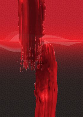 Red Abstract 001