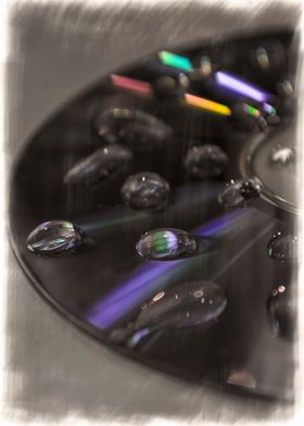 Water Droplets on CD