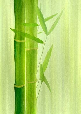 Bamboo digital paint