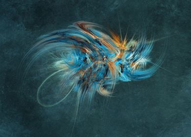 Blue hornet - fractal art