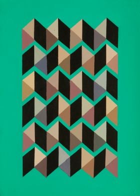 &#39;viridian&#39; is from a series of geometric abstra ... 