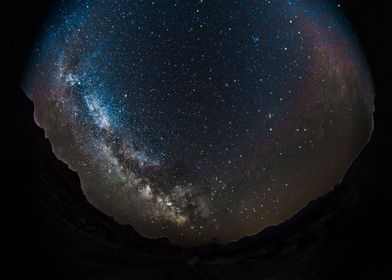 View of the Milky Way from the Joshua Tree Desert.