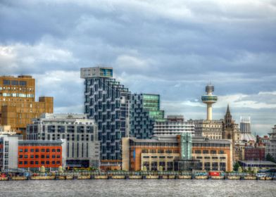 Liverpool waterfront and skyline