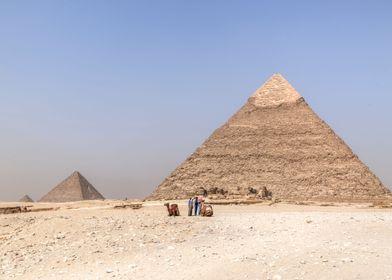Great Pyramids of Giza, Giza, Cairo, Egypt, Africa