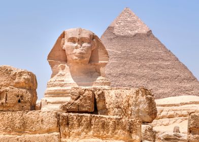 Great Sphinx of Giza, Giza, Cairo, Egypt, Africa