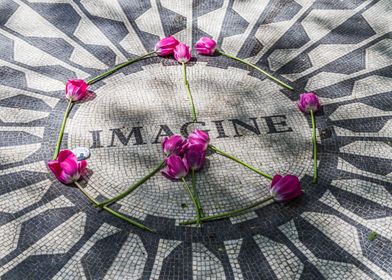 John Lennon Imagine Memorial (Strawberry Fields NYC)