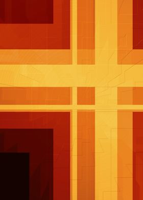 Pattern abstract orange no. 2