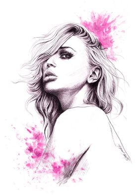 Hot pink | female portrait