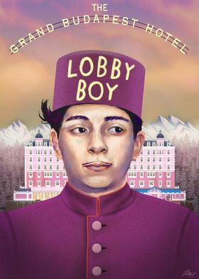 The Grand Budapest HotelThis poster is my graphic tribu ... 