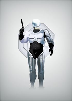 A clean version of the robocop graphic